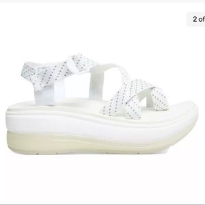 Madden girl stacked toe strappy platform sandals